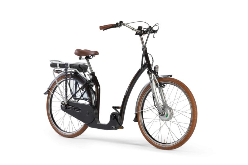 Lage instapfiets Lintech Suelo E Zwartbruin