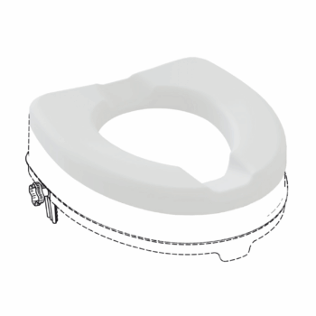 Zachte toiletzitting voor Atlantis toiletverhoger